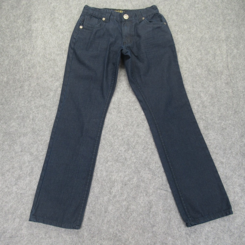 Franky Max Mens Jeans 30x30 Dark Wash Blue Denim‎ Stretch 100% Cotton